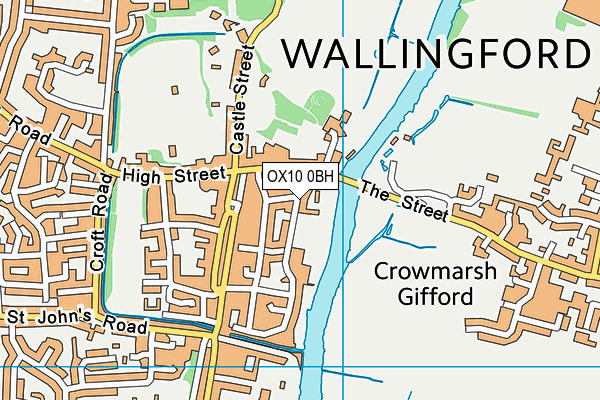 OX10 0BH map - OS VectorMap District (Ordnance Survey) OX10 0BH map - OS VectorMap District (Ordnance Survey)