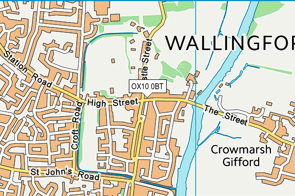 OX10 0BT map - OS VectorMap District (Ordnance Survey) OX10 0BT map - OS VectorMap District (Ordnance Survey)