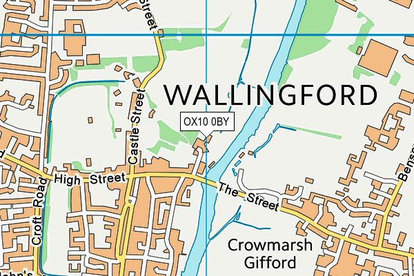 OX10 0BY map - OS VectorMap District (Ordnance Survey) OX10 0BY map - OS VectorMap District (Ordnance Survey)
