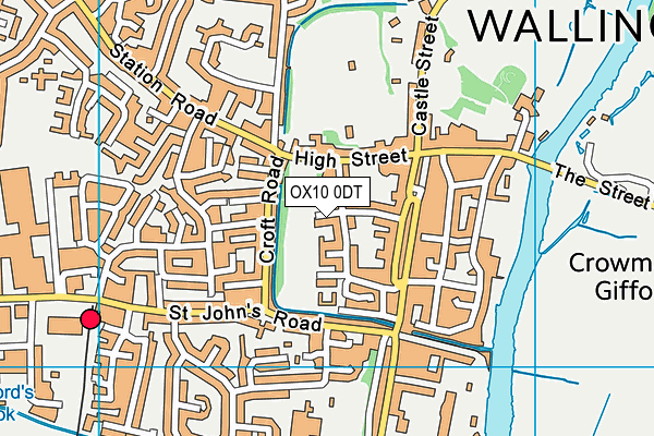 OX10 0DT map - OS VectorMap District (Ordnance Survey) OX10 0DT map - OS VectorMap District (Ordnance Survey)