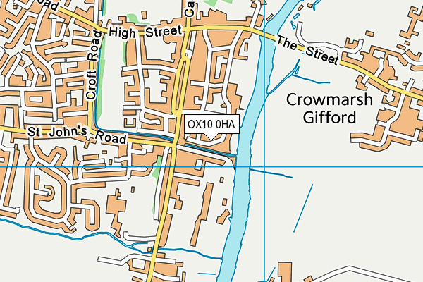 OX10 0HA map - OS VectorMap District (Ordnance Survey) OX10 0HA map - OS VectorMap District (Ordnance Survey)