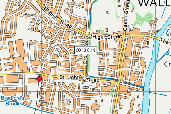 OX10 0HN map - OS VectorMap District (Ordnance Survey) OX10 0HN map - OS VectorMap District (Ordnance Survey)
