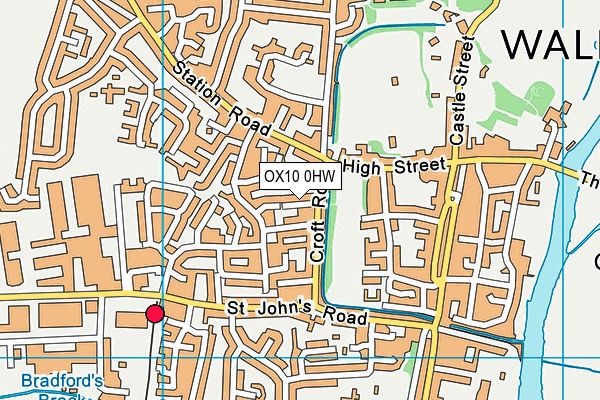 OX10 0HW map - OS VectorMap District (Ordnance Survey) OX10 0HW map - OS VectorMap District (Ordnance Survey)