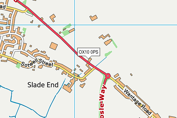 OX10 0PS map - OS VectorMap District (Ordnance Survey) OX10 0PS map - OS VectorMap District (Ordnance Survey)