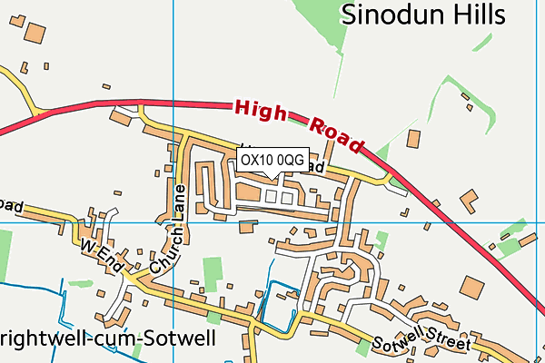 OX10 0QG map - OS VectorMap District (Ordnance Survey) OX10 0QG map - OS VectorMap District (Ordnance Survey)