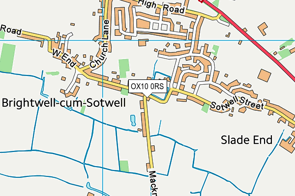 OX10 0RS map - OS VectorMap District (Ordnance Survey) OX10 0RS map - OS VectorMap District (Ordnance Survey)