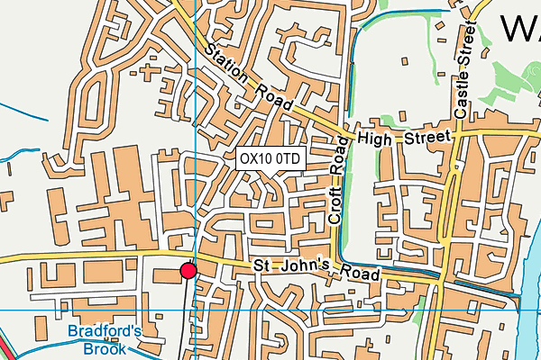 OX10 0TD map - OS VectorMap District (Ordnance Survey) OX10 0TD map - OS VectorMap District (Ordnance Survey)
