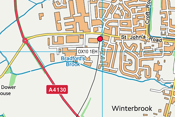 OX10 1EH map - OS VectorMap District (Ordnance Survey) OX10 1EH map - OS VectorMap District (Ordnance Survey)