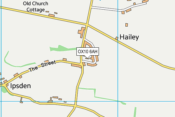 OX10 6AH map - OS VectorMap District (Ordnance Survey)