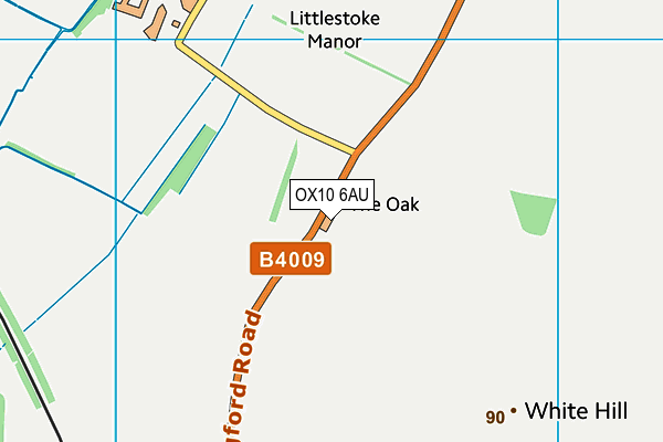 OX10 6AU map - OS VectorMap District (Ordnance Survey) OX10 6AU map - OS VectorMap District (Ordnance Survey)