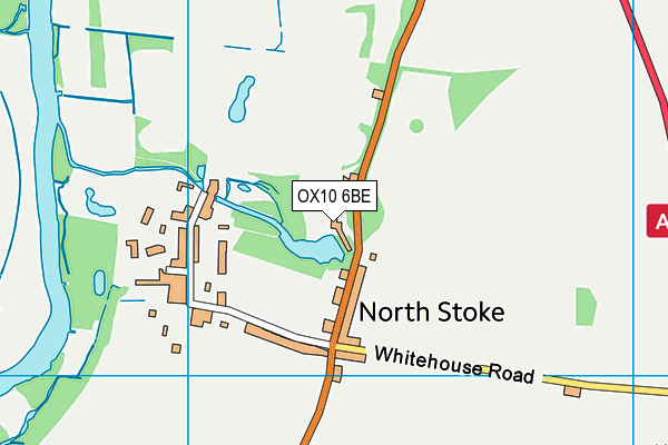 OX10 6BE map - OS VectorMap District (Ordnance Survey) OX10 6BE map - OS VectorMap District (Ordnance Survey)