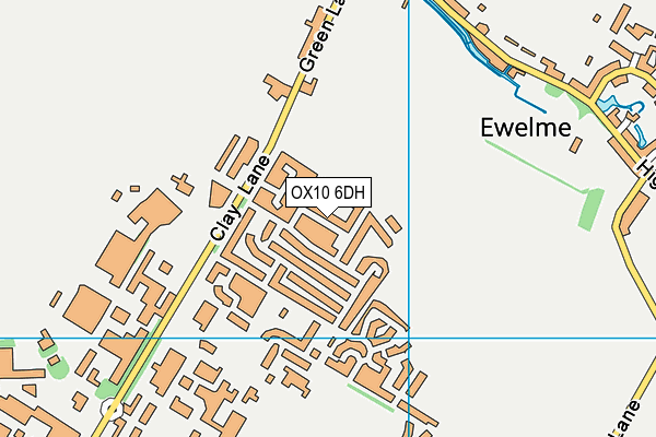 OX10 6DH map - OS VectorMap District (Ordnance Survey) OX10 6DH map - OS VectorMap District (Ordnance Survey)
