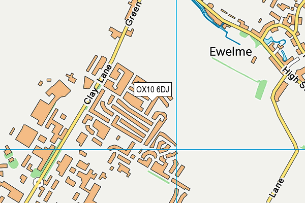OX10 6DJ map - OS VectorMap District (Ordnance Survey) OX10 6DJ map - OS VectorMap District (Ordnance Survey)