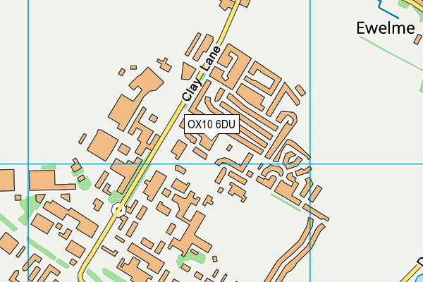 OX10 6DU map - OS VectorMap District (Ordnance Survey) OX10 6DU map - OS VectorMap District (Ordnance Survey)