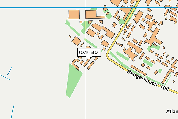 OX10 6DZ map - OS VectorMap District (Ordnance Survey) OX10 6DZ map - OS VectorMap District (Ordnance Survey)
