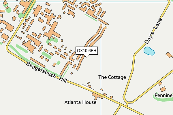 OX10 6EH map - OS VectorMap District (Ordnance Survey) OX10 6EH map - OS VectorMap District (Ordnance Survey)