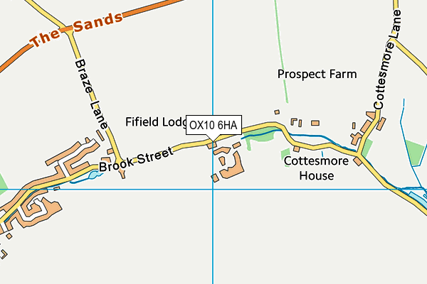 OX10 6HA map - OS VectorMap District (Ordnance Survey) OX10 6HA map - OS VectorMap District (Ordnance Survey)