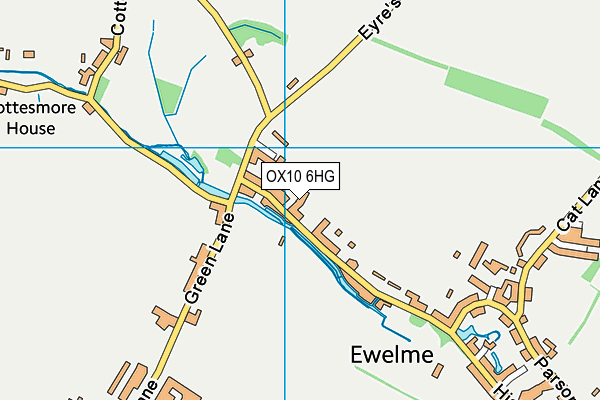 OX10 6HG map - OS VectorMap District (Ordnance Survey) OX10 6HG map - OS VectorMap District (Ordnance Survey)
