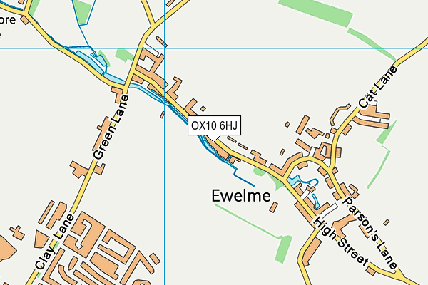 OX10 6HJ map - OS VectorMap District (Ordnance Survey) OX10 6HJ map - OS VectorMap District (Ordnance Survey)