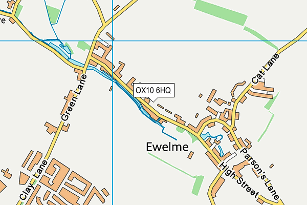 OX10 6HQ map - OS VectorMap District (Ordnance Survey) OX10 6HQ map - OS VectorMap District (Ordnance Survey)