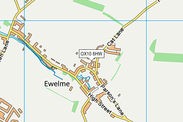 OX10 6HW map - OS VectorMap District (Ordnance Survey) OX10 6HW map - OS VectorMap District (Ordnance Survey)