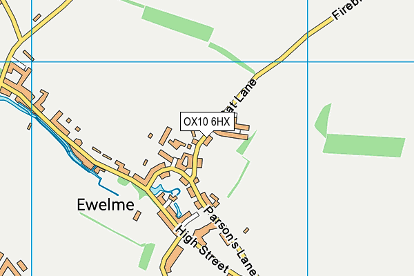 OX10 6HX map - OS VectorMap District (Ordnance Survey) OX10 6HX map - OS VectorMap District (Ordnance Survey)