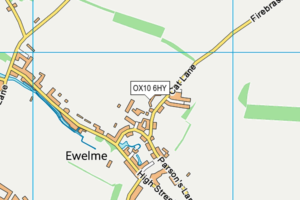 OX10 6HY map - OS VectorMap District (Ordnance Survey) OX10 6HY map - OS VectorMap District (Ordnance Survey)