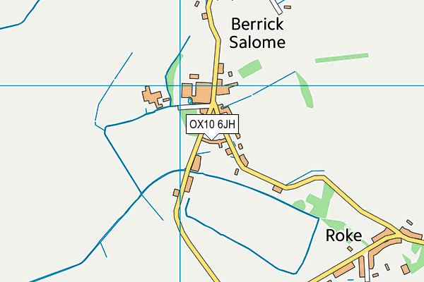 OX10 6JH map - OS VectorMap District (Ordnance Survey) OX10 6JH map - OS VectorMap District (Ordnance Survey)