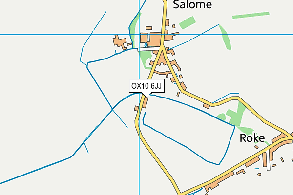 OX10 6JJ map - OS VectorMap District (Ordnance Survey) OX10 6JJ map - OS VectorMap District (Ordnance Survey)