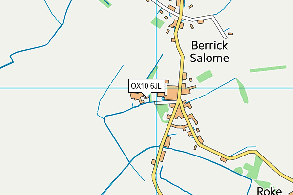 OX10 6JL map - OS VectorMap District (Ordnance Survey) OX10 6JL map - OS VectorMap District (Ordnance Survey)