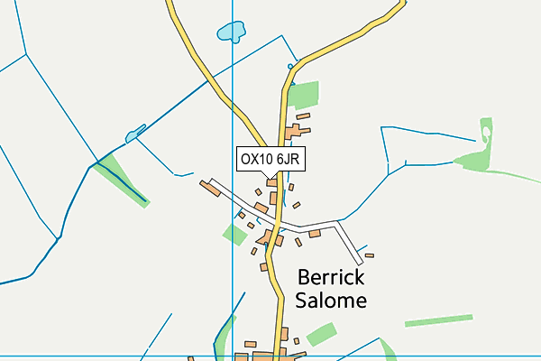 OX10 6JR map - OS VectorMap District (Ordnance Survey) OX10 6JR map - OS VectorMap District (Ordnance Survey)