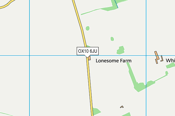 OX10 6JU map - OS VectorMap District (Ordnance Survey) OX10 6JU map - OS VectorMap District (Ordnance Survey)
