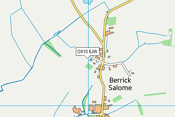 OX10 6JW map - OS VectorMap District (Ordnance Survey) OX10 6JW map - OS VectorMap District (Ordnance Survey)