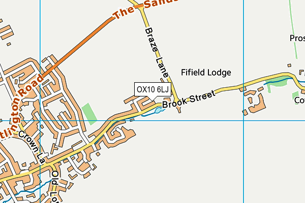 OX10 6LJ map - OS VectorMap District (Ordnance Survey)