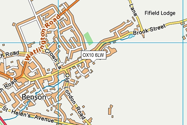 OX10 6LW map - OS VectorMap District (Ordnance Survey) OX10 6LW map - OS VectorMap District (Ordnance Survey)