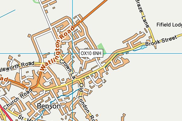 OX10 6NH map - OS VectorMap District (Ordnance Survey) OX10 6NH map - OS VectorMap District (Ordnance Survey)