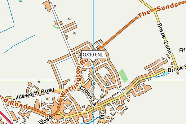 OX10 6NL map - OS VectorMap District (Ordnance Survey) OX10 6NL map - OS VectorMap District (Ordnance Survey)