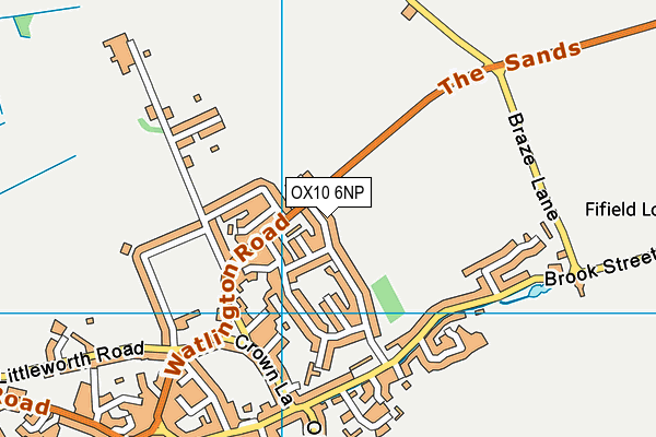 OX10 6NP map - OS VectorMap District (Ordnance Survey) OX10 6NP map - OS VectorMap District (Ordnance Survey)