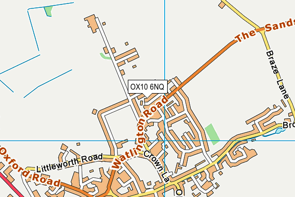 OX10 6NQ map - OS VectorMap District (Ordnance Survey) OX10 6NQ map - OS VectorMap District (Ordnance Survey)