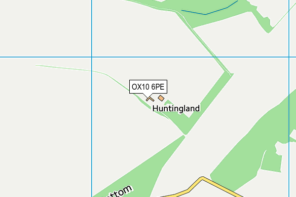 OX10 6PE map - OS VectorMap District (Ordnance Survey) OX10 6PE map - OS VectorMap District (Ordnance Survey)