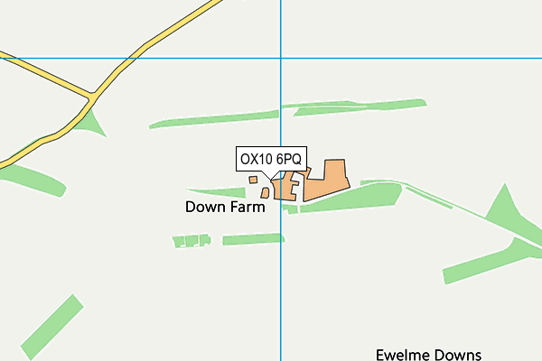 OX10 6PQ map - OS VectorMap District (Ordnance Survey) OX10 6PQ map - OS VectorMap District (Ordnance Survey)