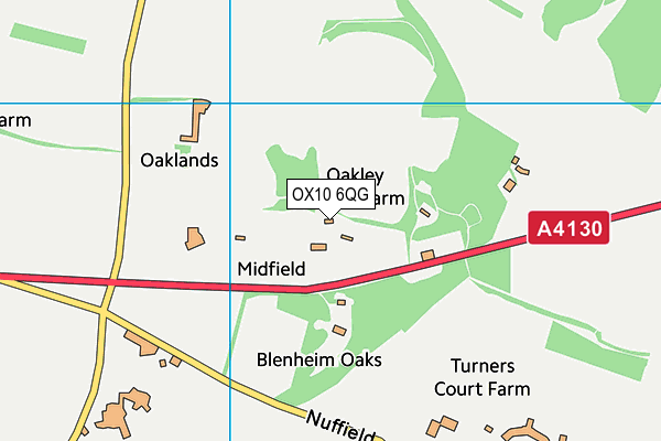 OX10 6QG map - OS VectorMap District (Ordnance Survey) OX10 6QG map - OS VectorMap District (Ordnance Survey)
