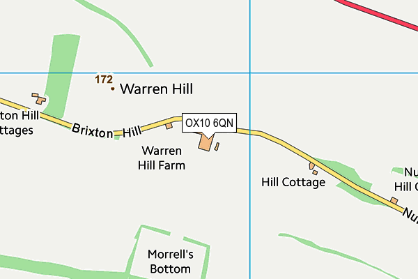 OX10 6QN map - OS VectorMap District (Ordnance Survey) OX10 6QN map - OS VectorMap District (Ordnance Survey)