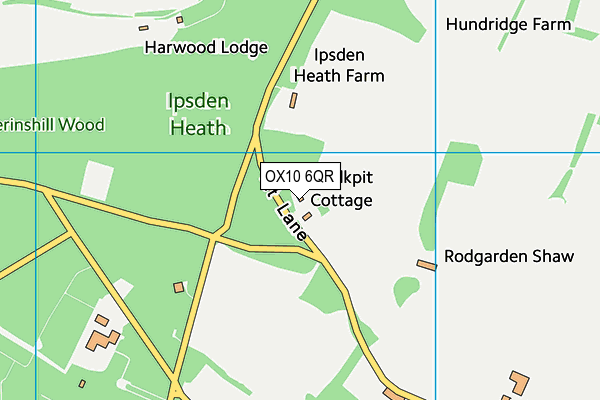 OX10 6QR map - OS VectorMap District (Ordnance Survey) OX10 6QR map - OS VectorMap District (Ordnance Survey)