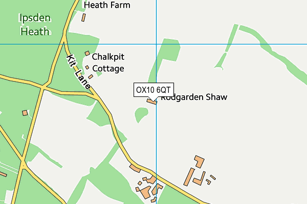 OX10 6QT map - OS VectorMap District (Ordnance Survey) OX10 6QT map - OS VectorMap District (Ordnance Survey)