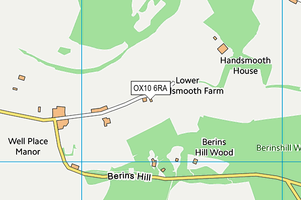 OX10 6RA map - OS VectorMap District (Ordnance Survey) OX10 6RA map - OS VectorMap District (Ordnance Survey)