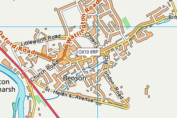 OX10 6RP map - OS VectorMap District (Ordnance Survey) OX10 6RP map - OS VectorMap District (Ordnance Survey)