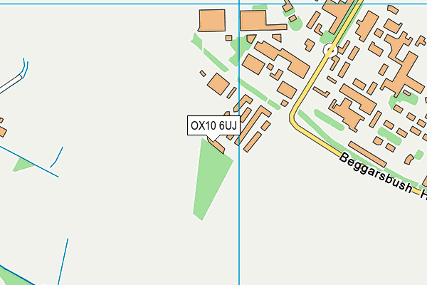 OX10 6UJ map - OS VectorMap District (Ordnance Survey) OX10 6UJ map - OS VectorMap District (Ordnance Survey)