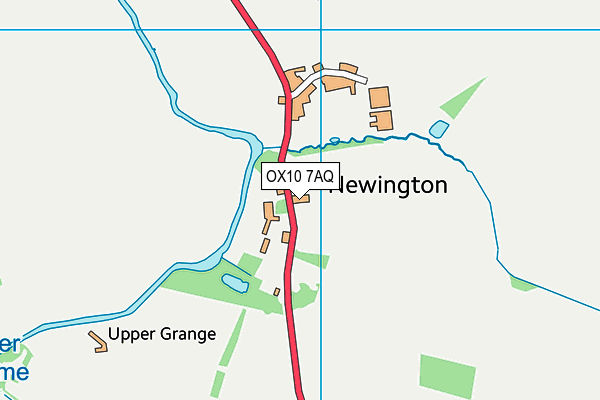 OX10 7AQ map - OS VectorMap District (Ordnance Survey) OX10 7AQ map - OS VectorMap District (Ordnance Survey)