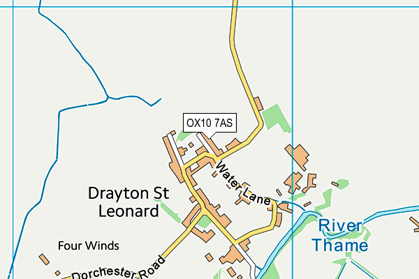 OX10 7AS map - OS VectorMap District (Ordnance Survey) OX10 7AS map - OS VectorMap District (Ordnance Survey)